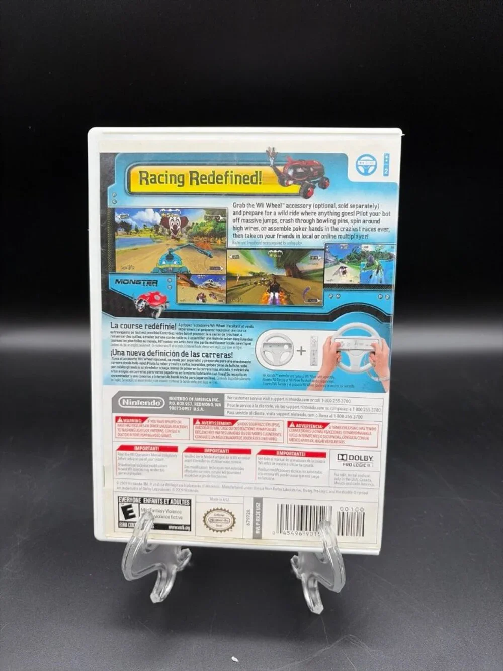 Excitebots: Trick Racing (Nintendo Wii, 2009) CIB Complete Tested Game w/ Manual
